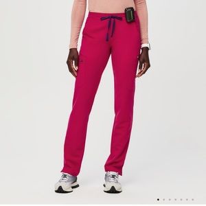 Figs Pink Yola Skinny Uniform Pants